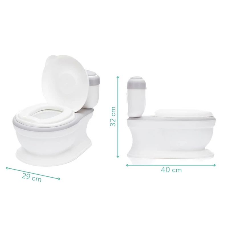 Fillikid mini WC gyerekeknek Marlin szürke/fehér BP047-07