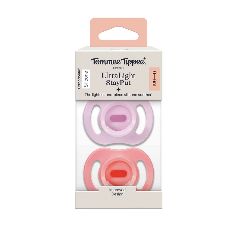 Tommee Tippee játszócumi Ultra Light 2 db 0-6 hó
