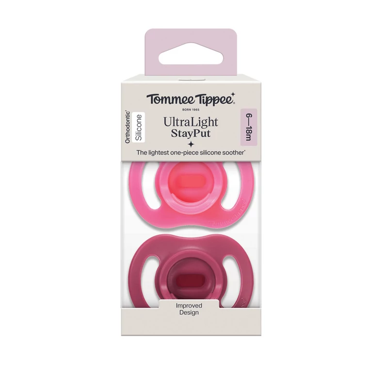 Tommee Tippee játszócumi Ultra Light 2 db 6-18 hó
