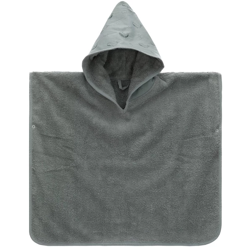 Fillikid poncsó frottír 59x54cm bálna 1036-44