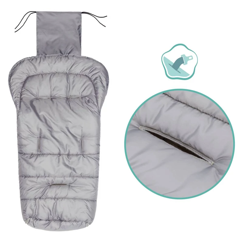Fillikid bundazsák babakocsiba Eco big 1220-37 ezüst
