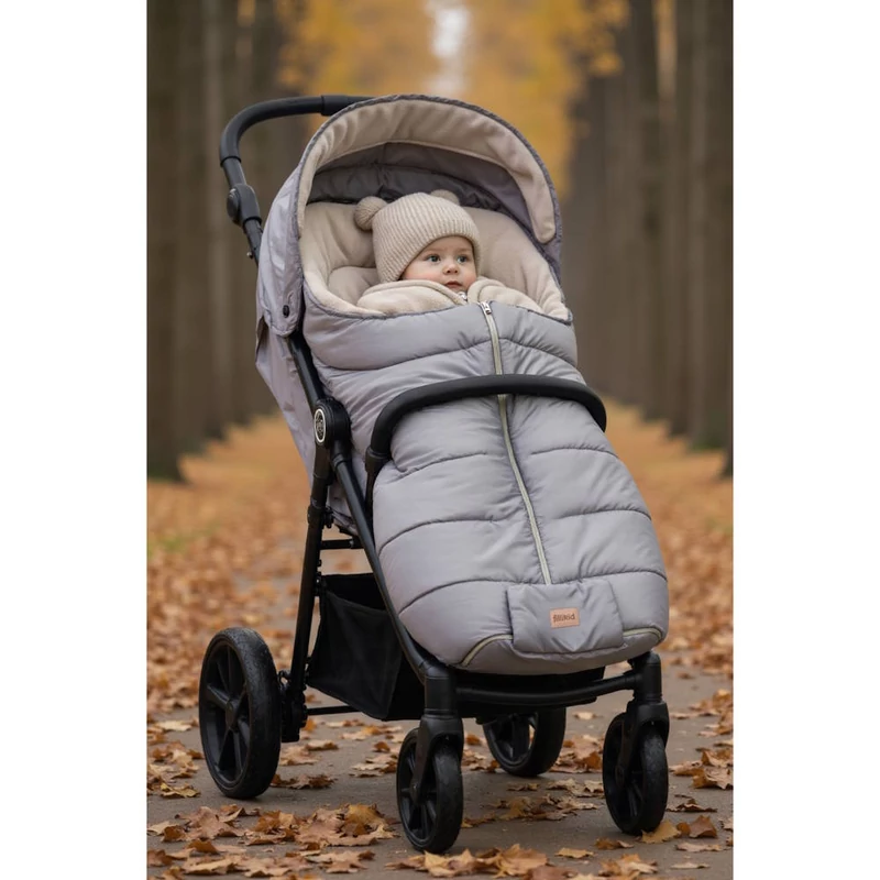 Fillikid bundazsák babakocsiba Eco big 1220-37 ezüst