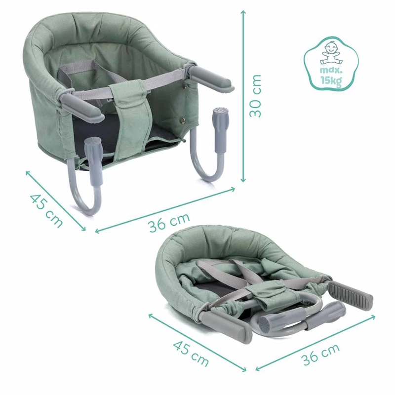 Fillikid etetõszék asztali Comfort zöld 399-14