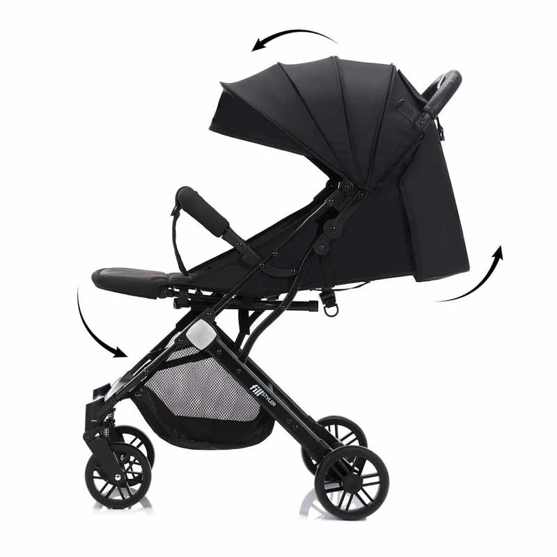 Fill sportbabakocsi Styler fekete AS700-06