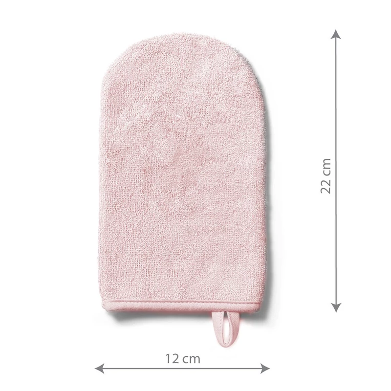 BabyOno fürdetõkesztyû - bambusz púderrózsaszín 347/10