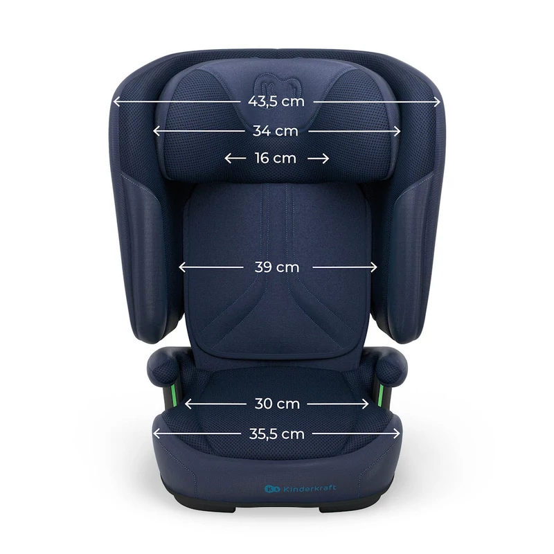 Kinderkraft gyerekülés Unity 2 i-Size Isofix 100-150cm navy