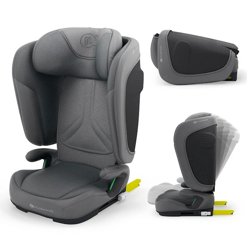 Kinderkraft gyerekülés Unity 2 i-Size Isofix 100-150cm szürke