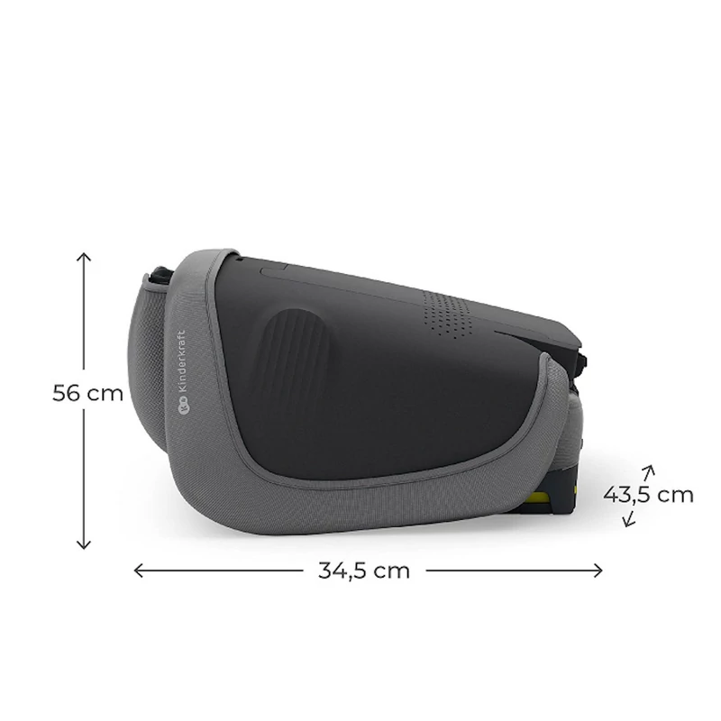 Kinderkraft gyerekülés Unity 2 i-Size Isofix 100-150cm szürke