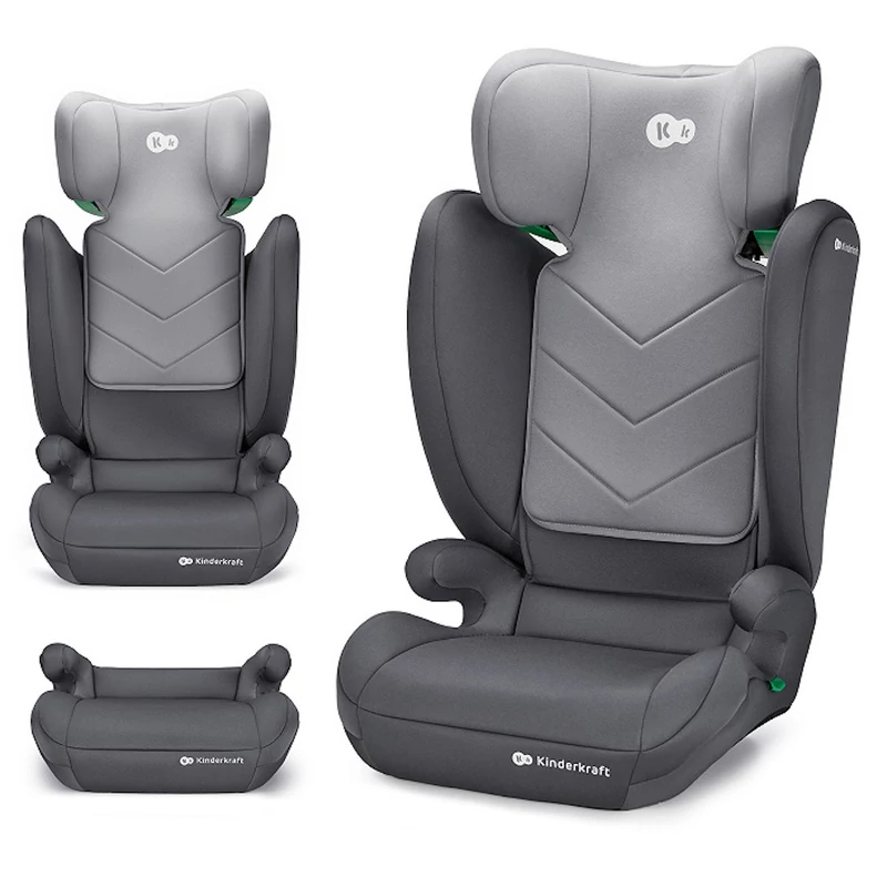Kinderkraft gyerekülés I-SPARK i-Size 100-150cm szürke