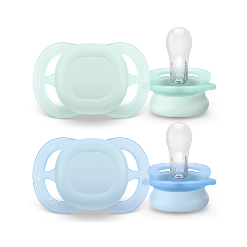 Philips AVENT játszócumi Ultra Start neutral 0-2hó fiús 2db
