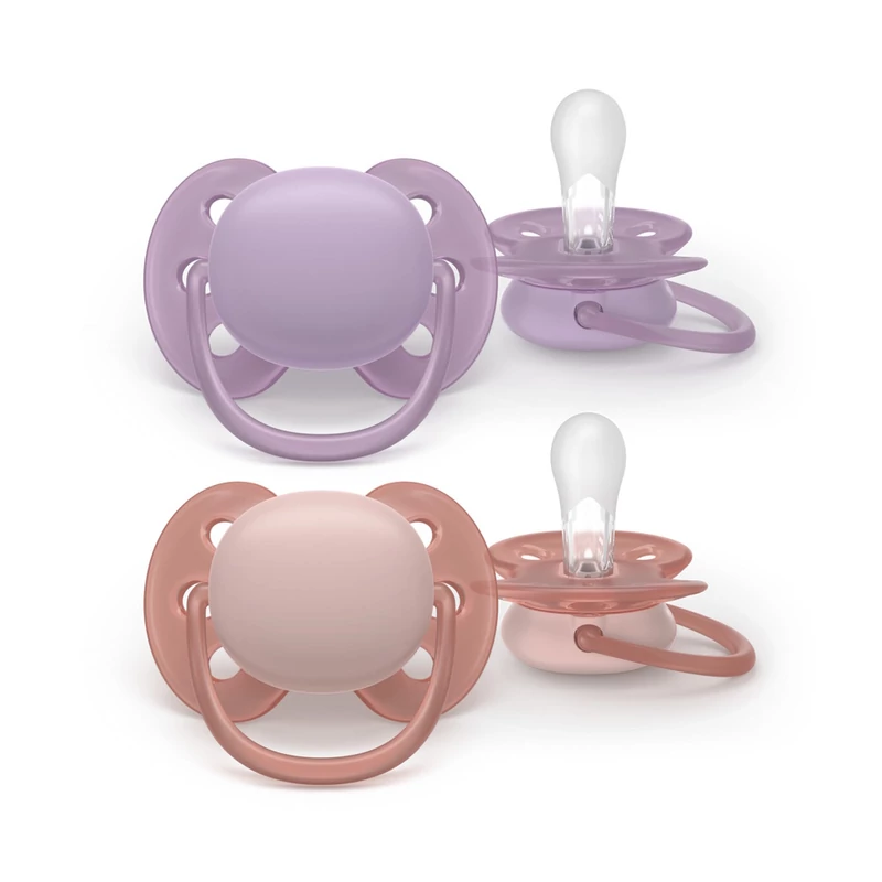 Philips AVENT játszócumi Ultrasoft neutral 6-18hó lányos 2db