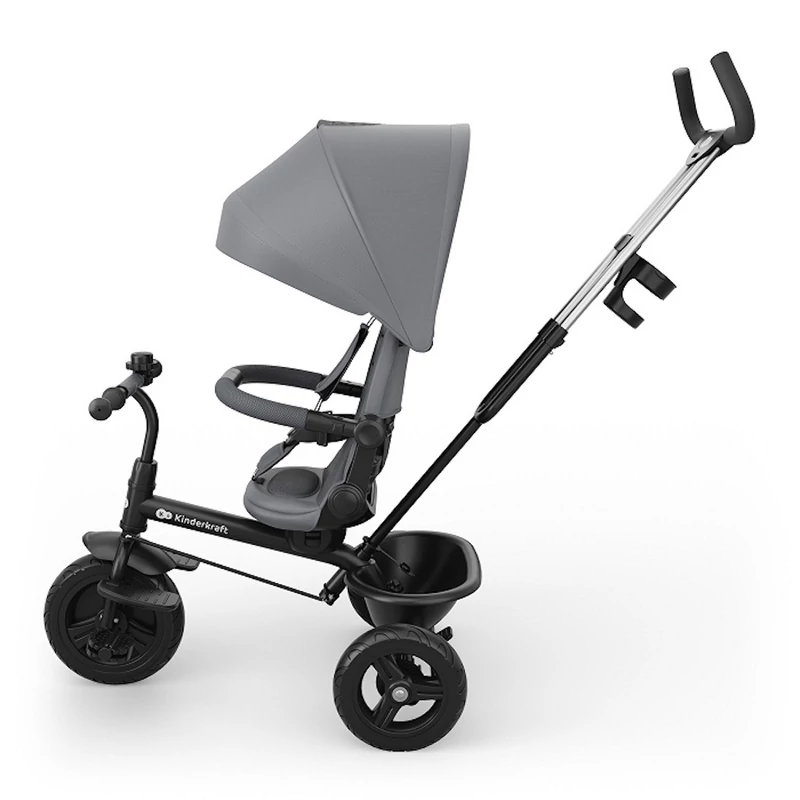 Kinderkraft tricikli Aston 2 Plus grey