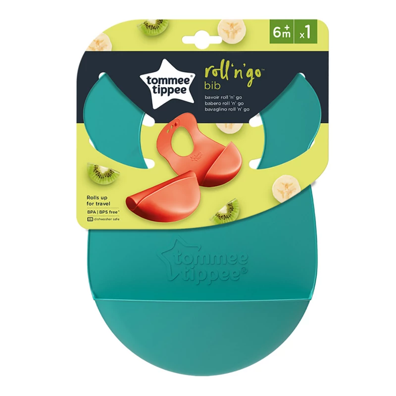Tommee Tippee mûanyag etető előke (mosógépben mosható)
