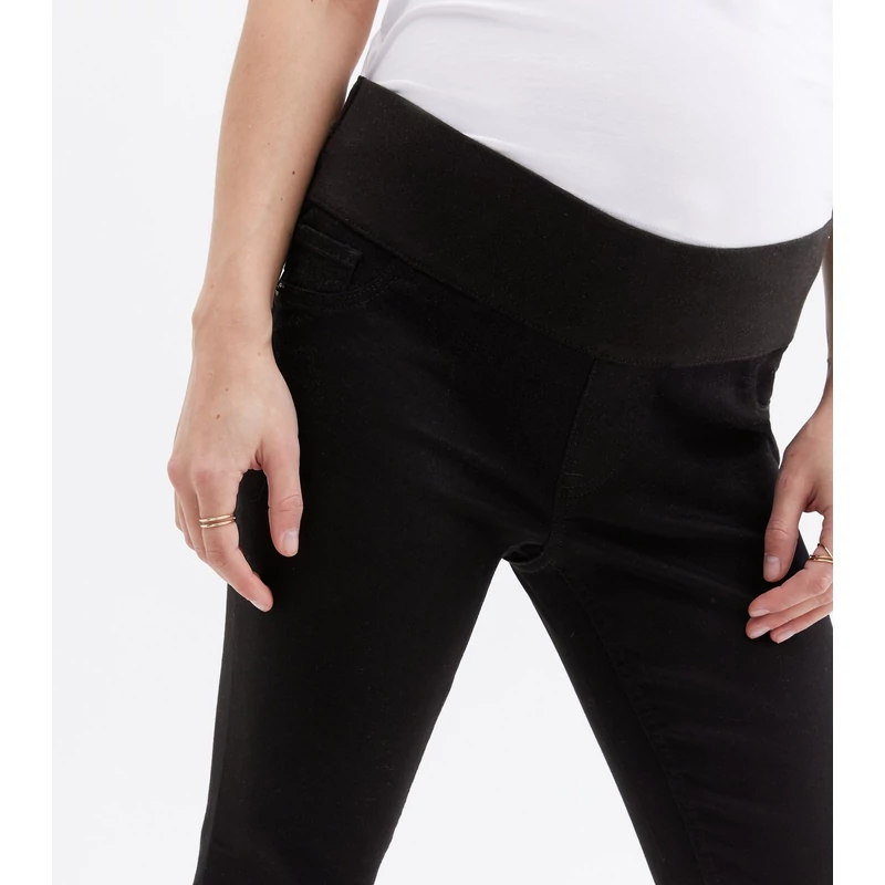 Kismama farmernadrág pocak alatti gumisderekú NewLook Emilee