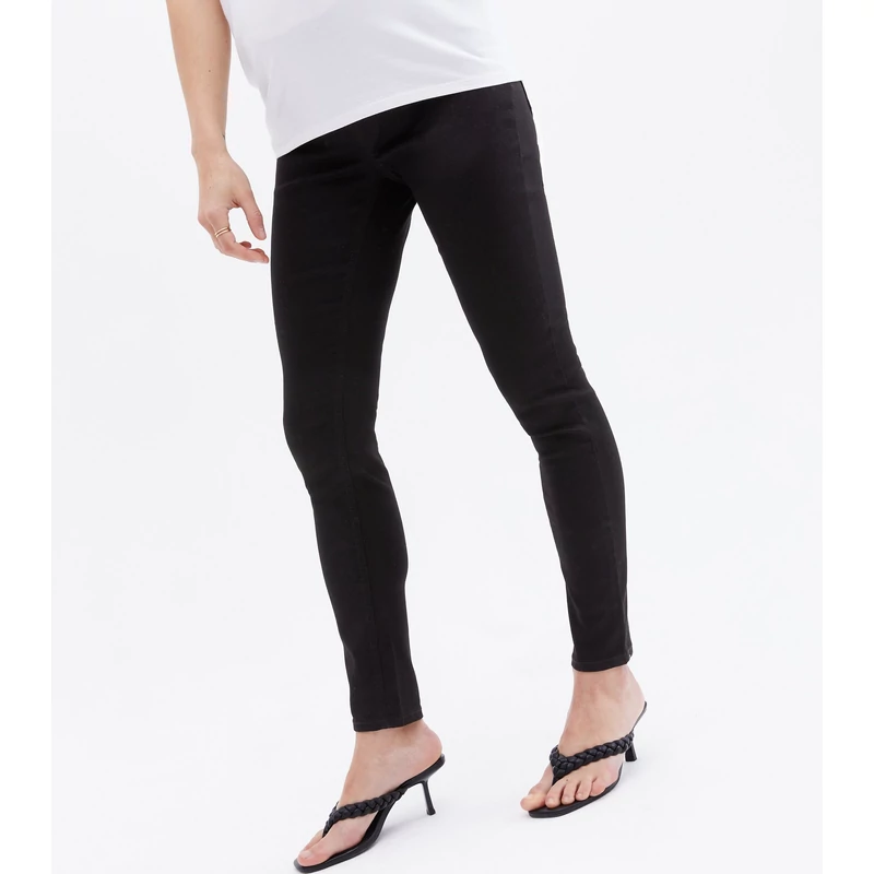 Kismama farmernadrág pocak alatti gumisderekú NewLook Emilee