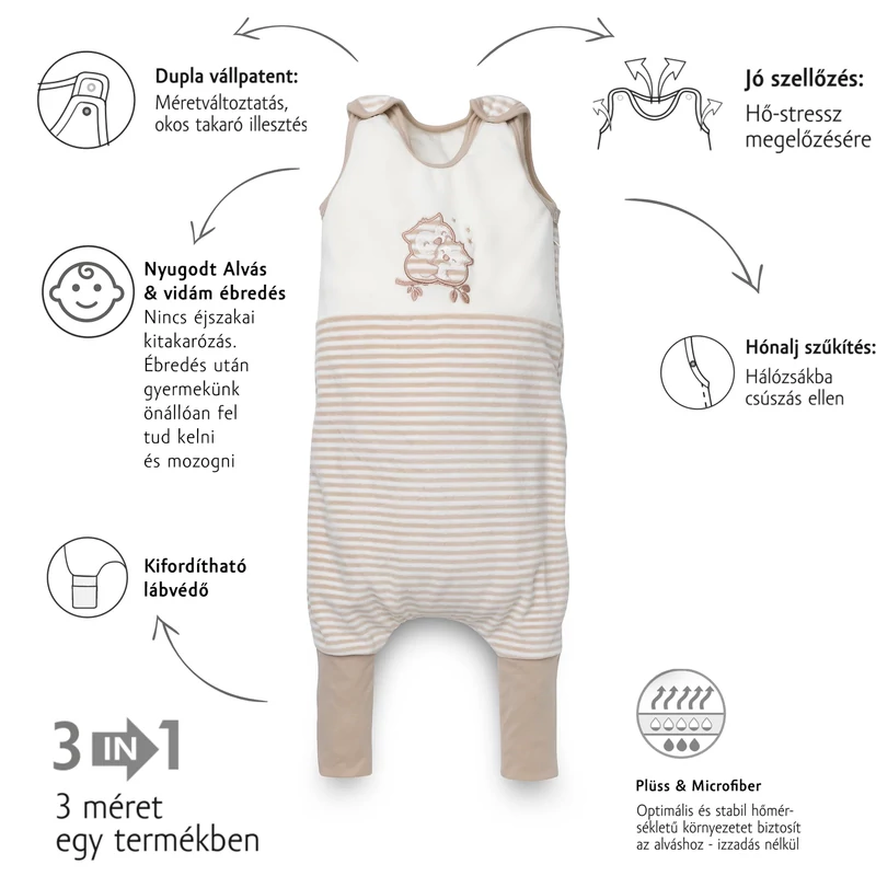 Tipegő Hálózsák "CSÍKOS" TOG 1