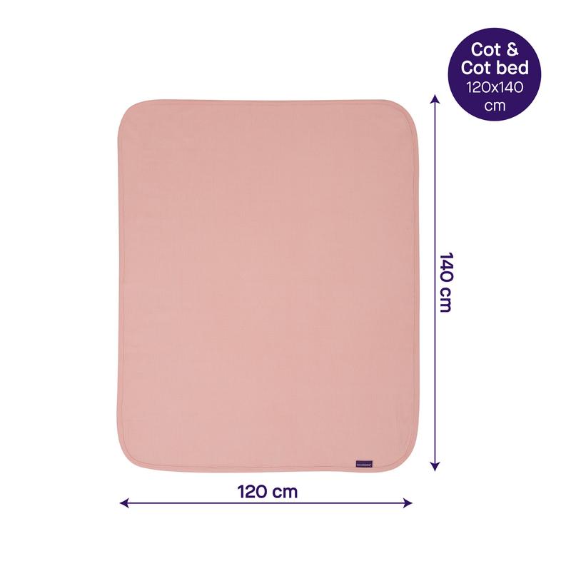 Clevamama babatakaró pamut korall 120x140