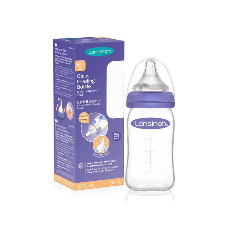 Lansinoh 160 ml. üveg cumisüveg